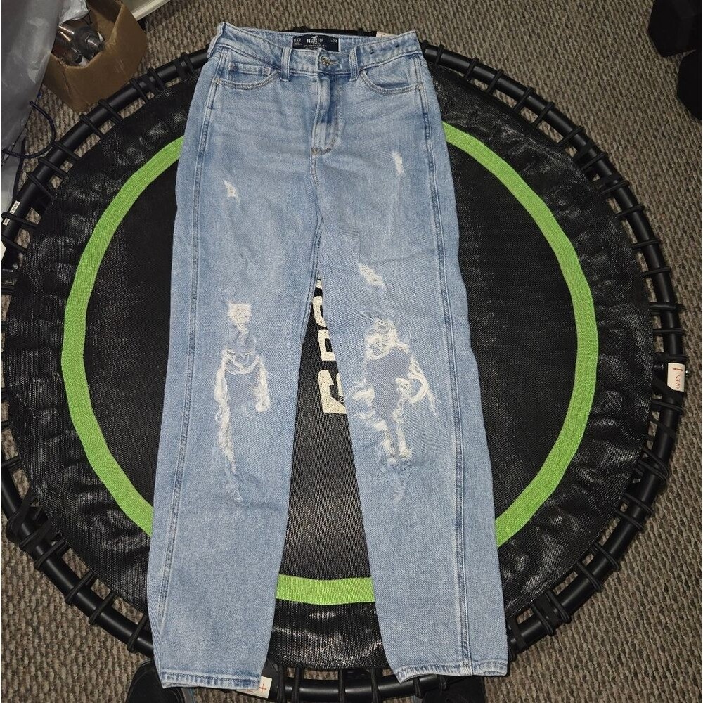Hollister Light Blue Distressed Women Jeans